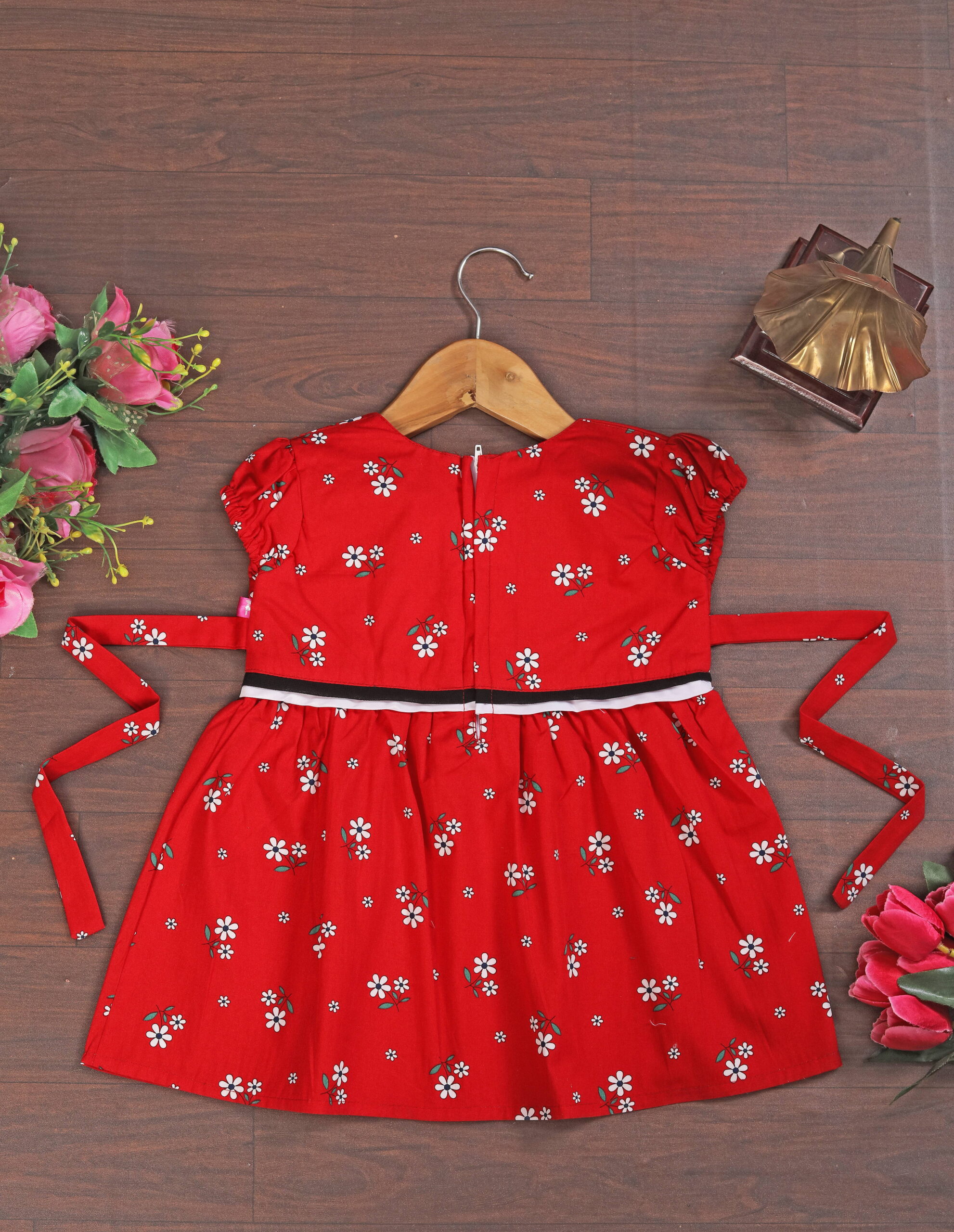 Vishtish Baby Girls' Cotton Frocks - Image 3