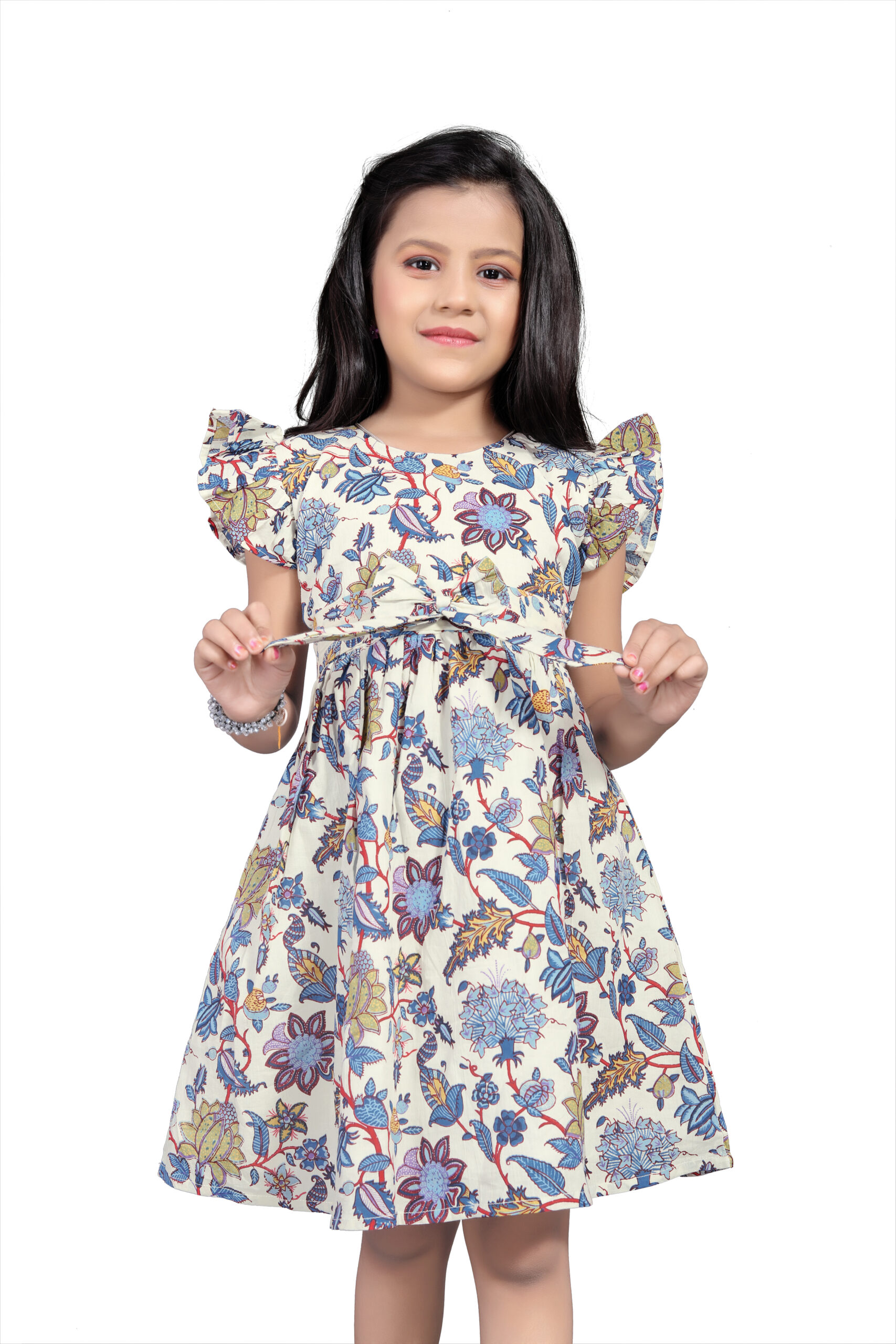 Vishtish Cotton Knee Length Dress - Image 4