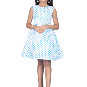 Vishtish Girls' Cotton Frock