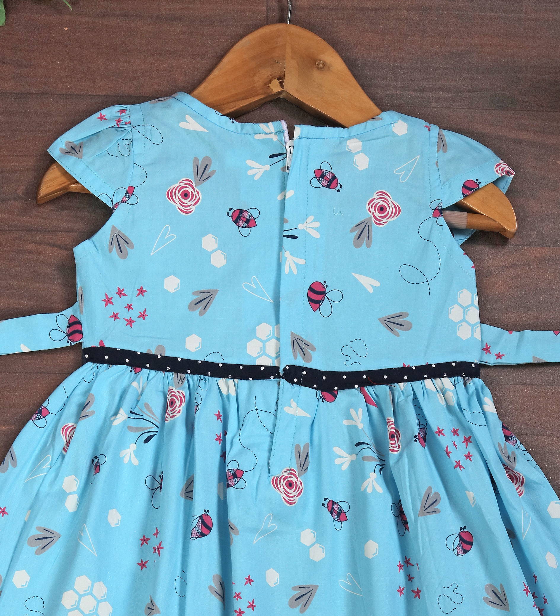 Vishtish Baby Girls' Printed Cotton Frocks - Image 2